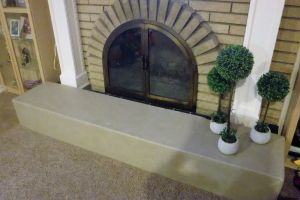 Custom Protector for Fireplace with Cover 