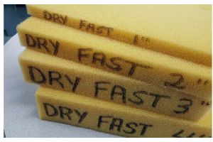 In-stock Dry Fast Foam Thicknesses 