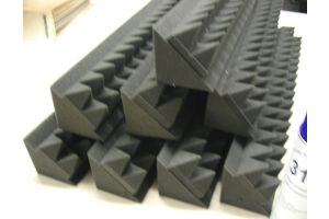 Charcoal Pyramid Bass Traps 