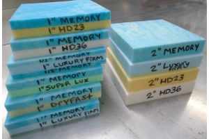 High Density Foam Mattress Combination Sample Pack 